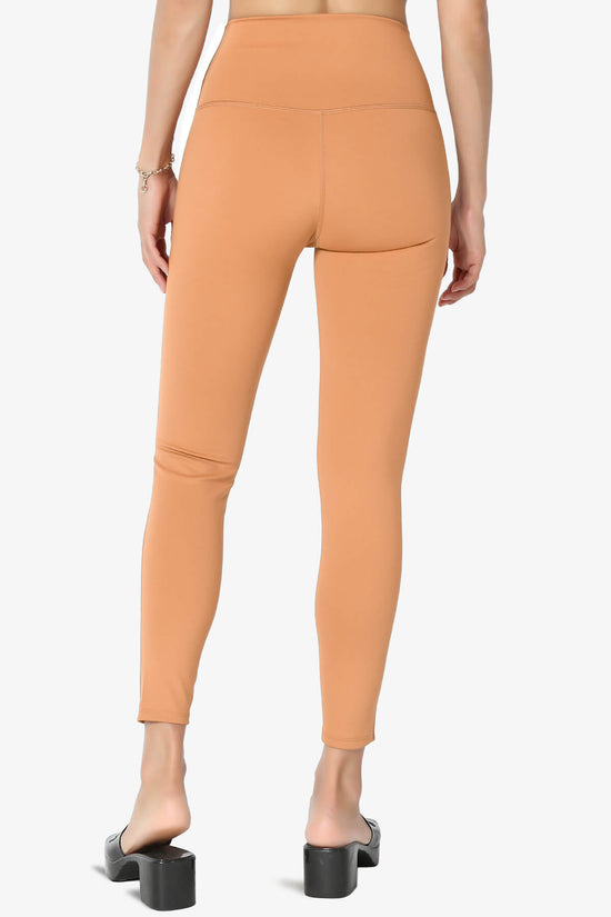 Load image into Gallery viewer, Mosco Athletic Tummy Control Workout Leggings BUTTER ORANGE_4
