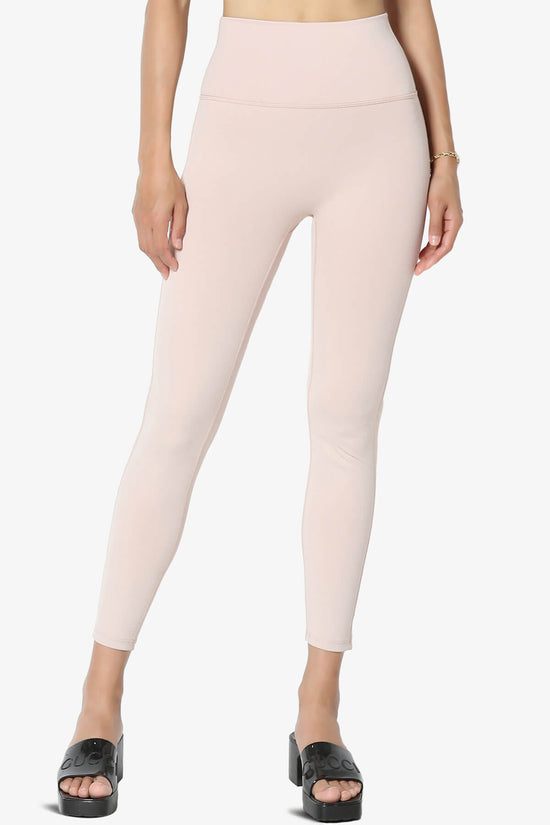 Load image into Gallery viewer, Mosco Athletic Tummy Control Workout Leggings DUSTY BLUSH_1
