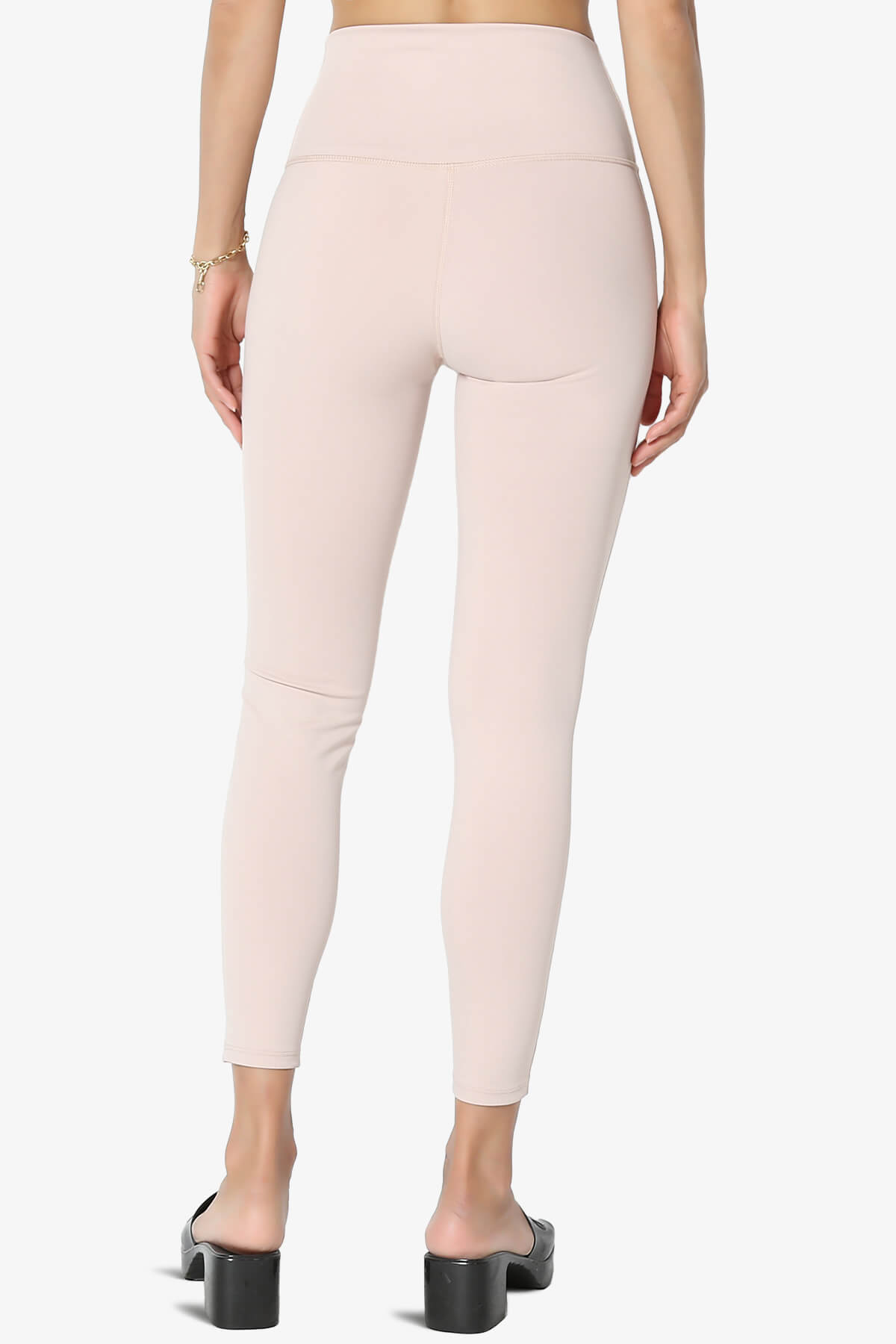 Load image into Gallery viewer, Mosco Athletic Tummy Control Workout Leggings DUSTY BLUSH_2
