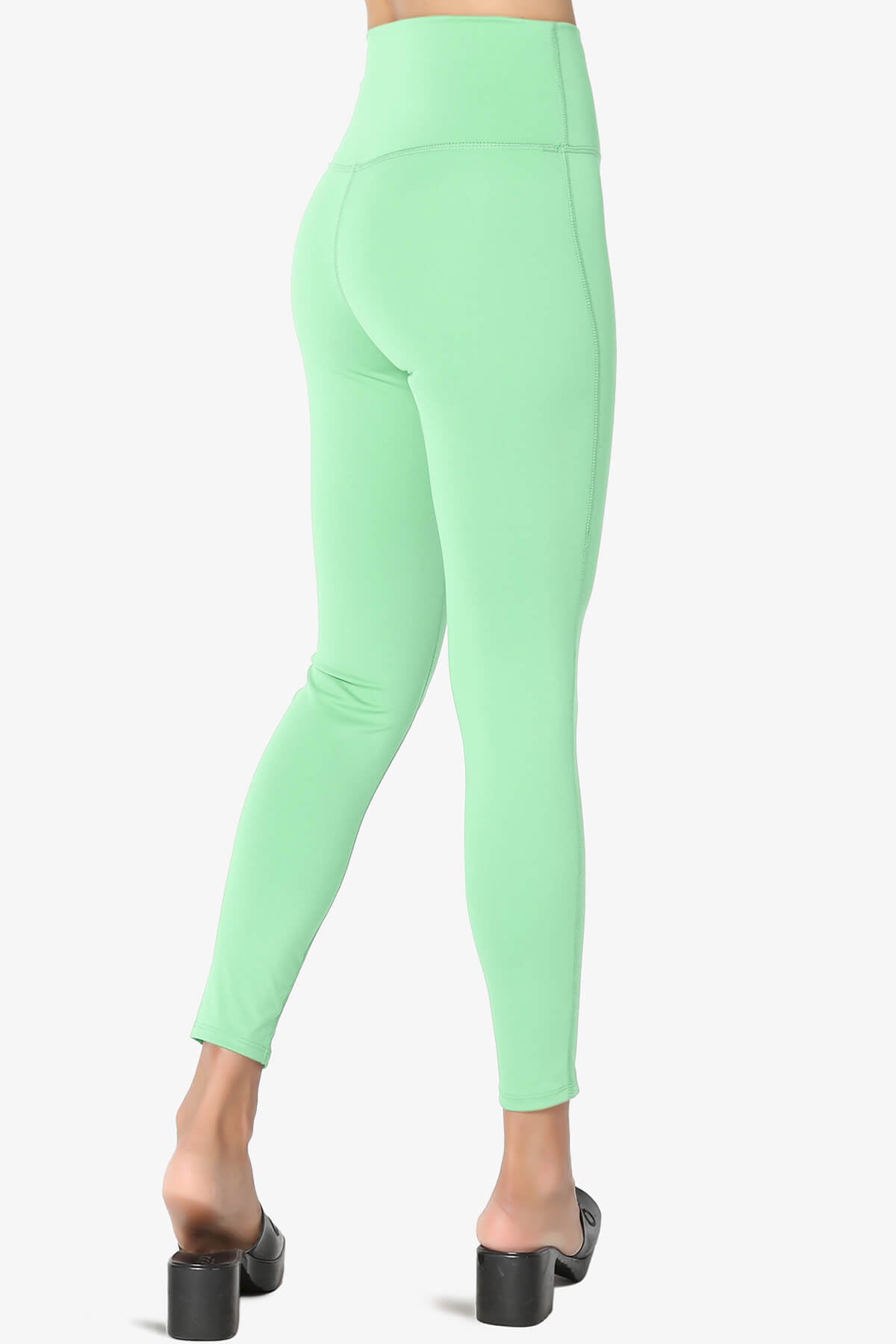 Mosco Athletic Tummy Control Workout Leggings GREEN MINT_1