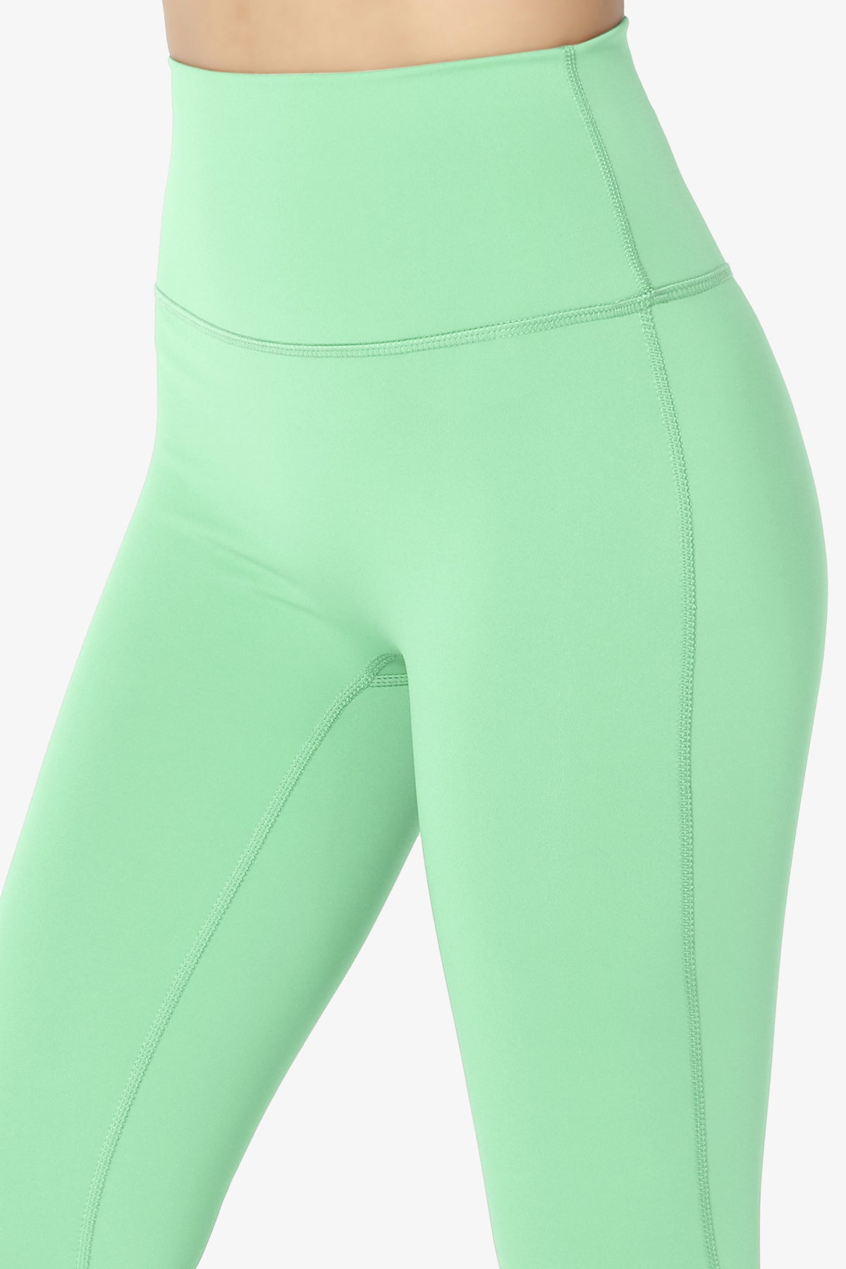 CAICJ98 Workout Leggings Thick High Waist Yoga Pants with Pockets, Tummy  Control Workout Running Yoga Leggings for Women Green,S 