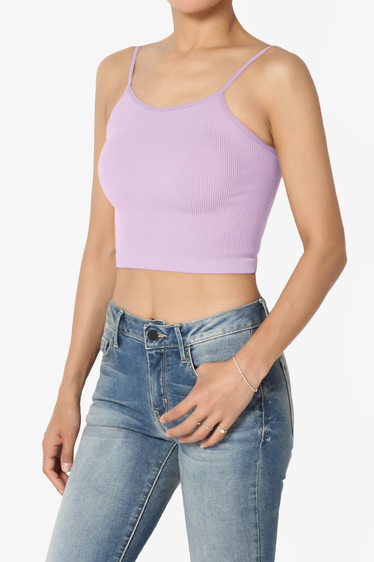 Nadeen Ribbed Seamless Crop Cami DUSTY LAVENDER_3