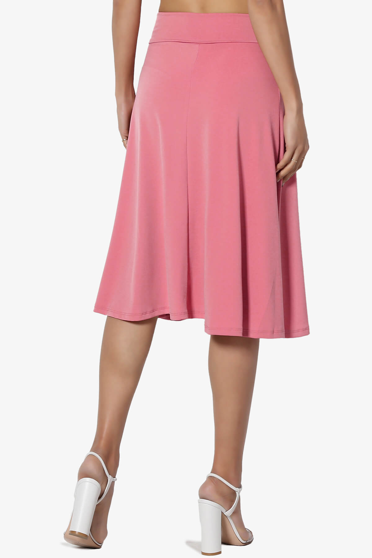 Nolan Stretch Flared Knee Skirt