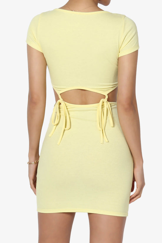 Sammie Cutout Bodycon Mini Dress BANANA_2