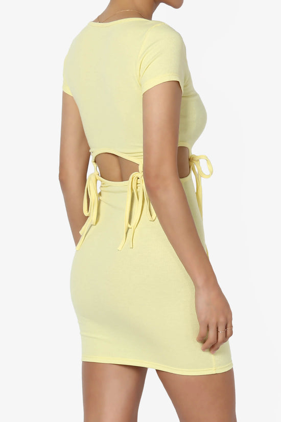 Sammie Cutout Bodycon Mini Dress BANANA_4