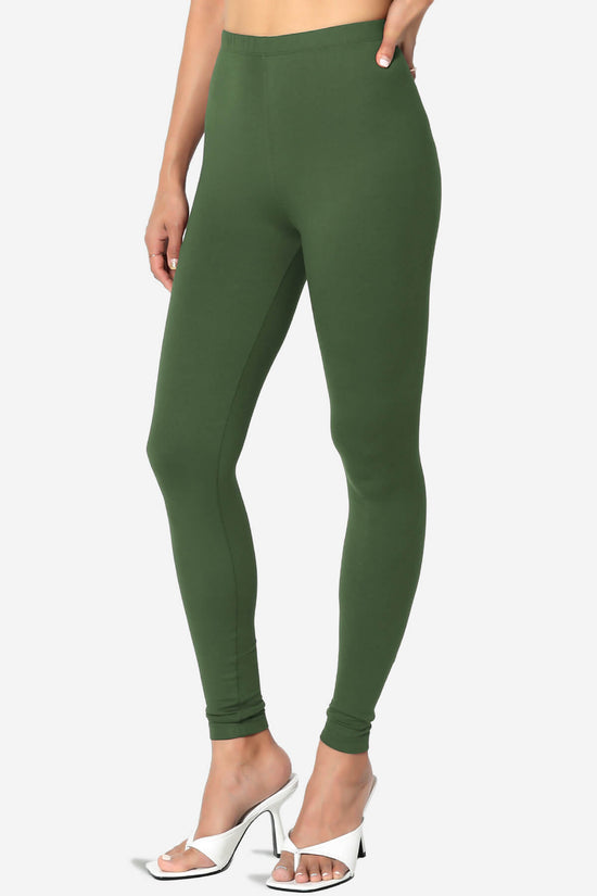 Load image into Gallery viewer, Slimmer Super Soft Comfort Ankle Leggings ARMY GREEN_3
