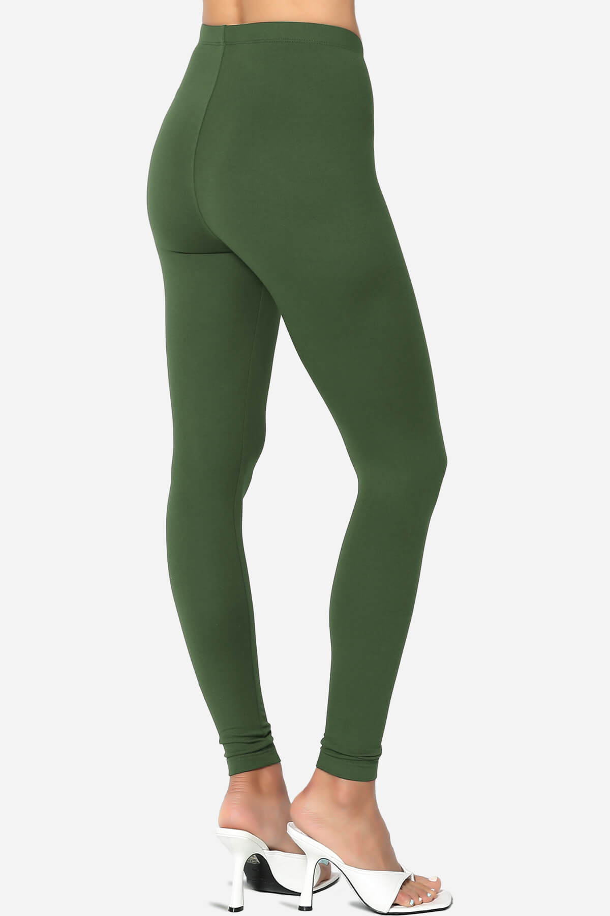 Load image into Gallery viewer, Slimmer Super Soft Comfort Ankle Leggings ARMY GREEN_4
