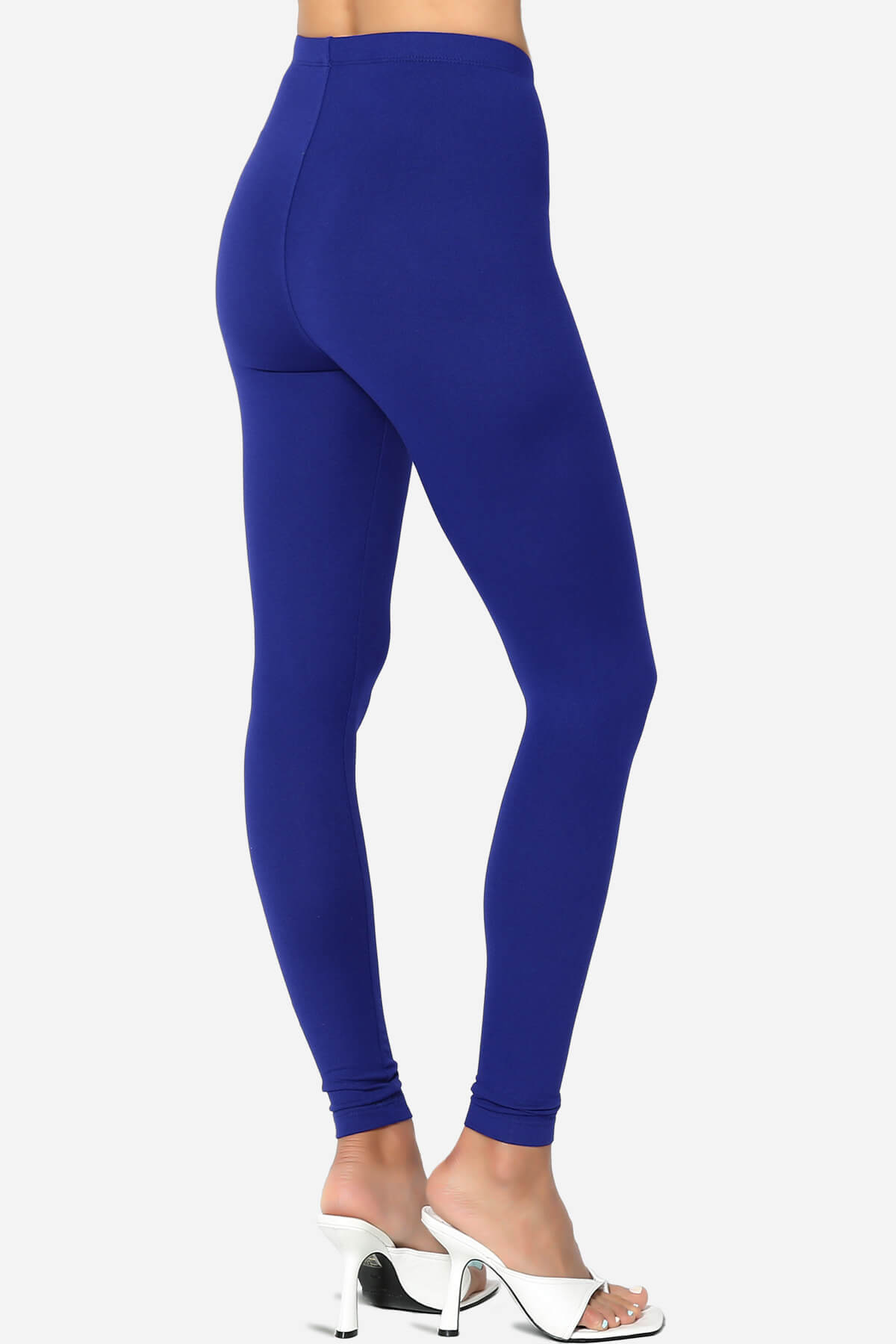 Slimmer Super Soft Comfort Ankle Leggings BRIGHT BLUE_4