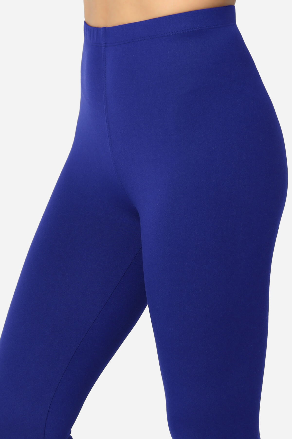 Slimmer Super Soft Comfort Ankle Leggings BRIGHT BLUE_5