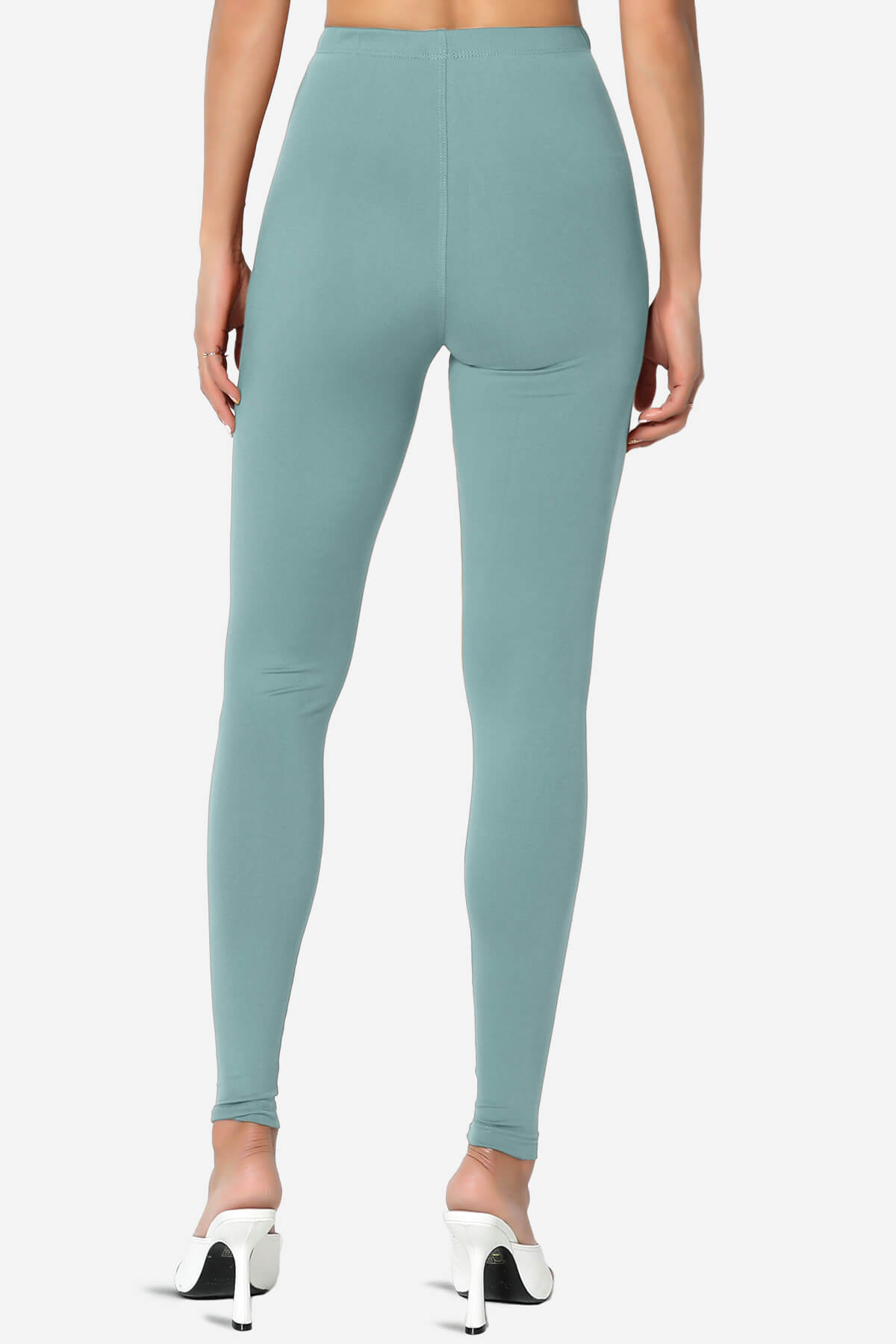 Load image into Gallery viewer, Slimmer Super Soft Comfort Ankle Leggings DUSTY BLUE_2
