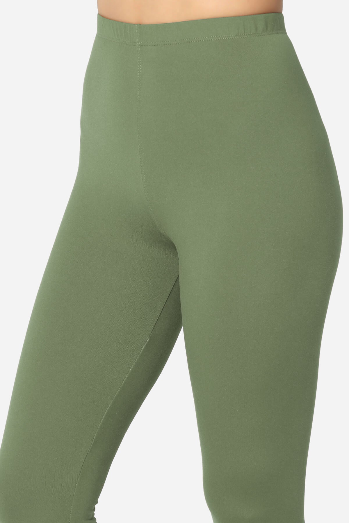 Load image into Gallery viewer, Slimmer Super Soft Comfort Ankle Leggings DUSTY OLIVE_5
