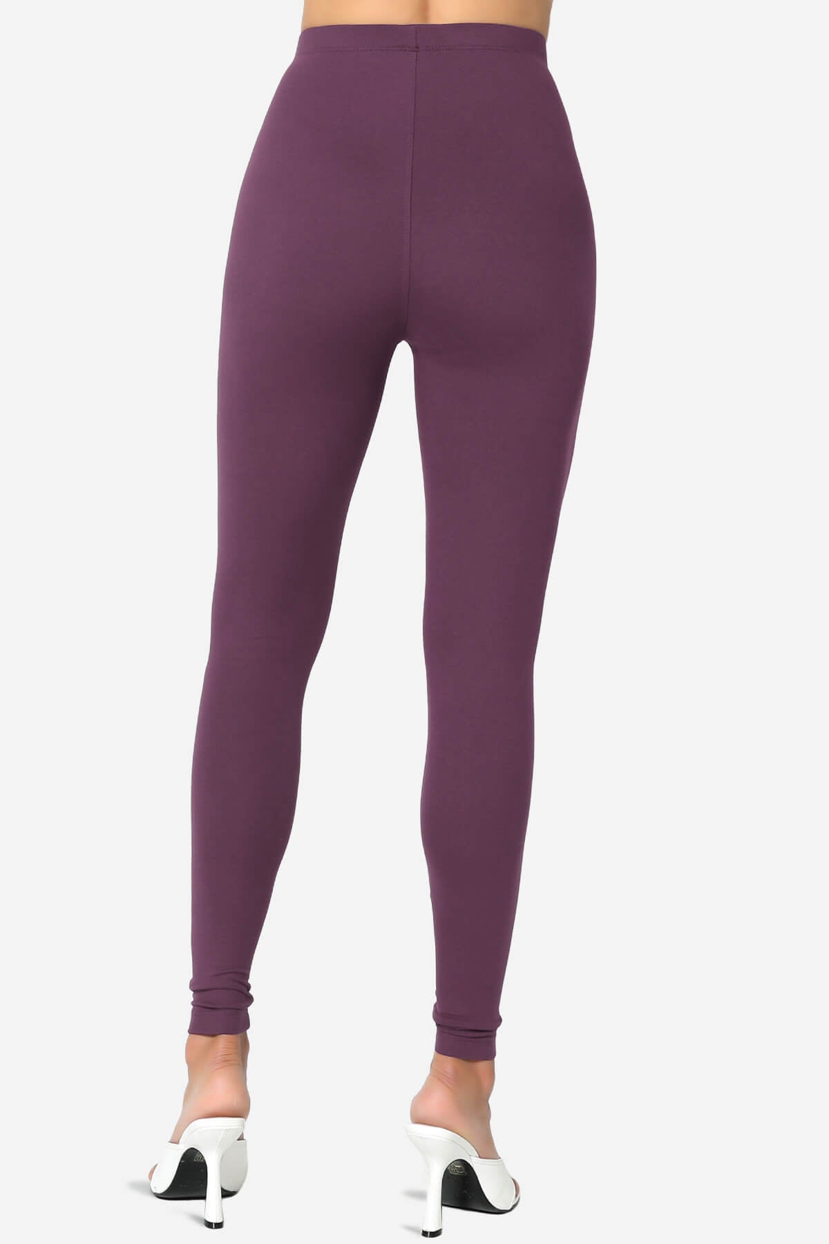 Load image into Gallery viewer, Slimmer Super Soft Comfort Ankle Leggings DUSTY PLUM_2
