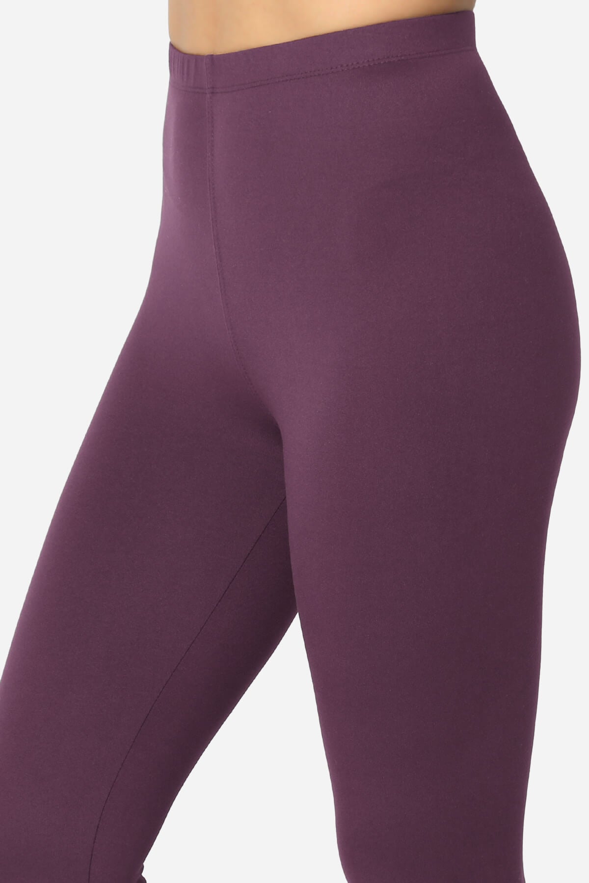 Load image into Gallery viewer, Slimmer Super Soft Comfort Ankle Leggings DUSTY PLUM_5
