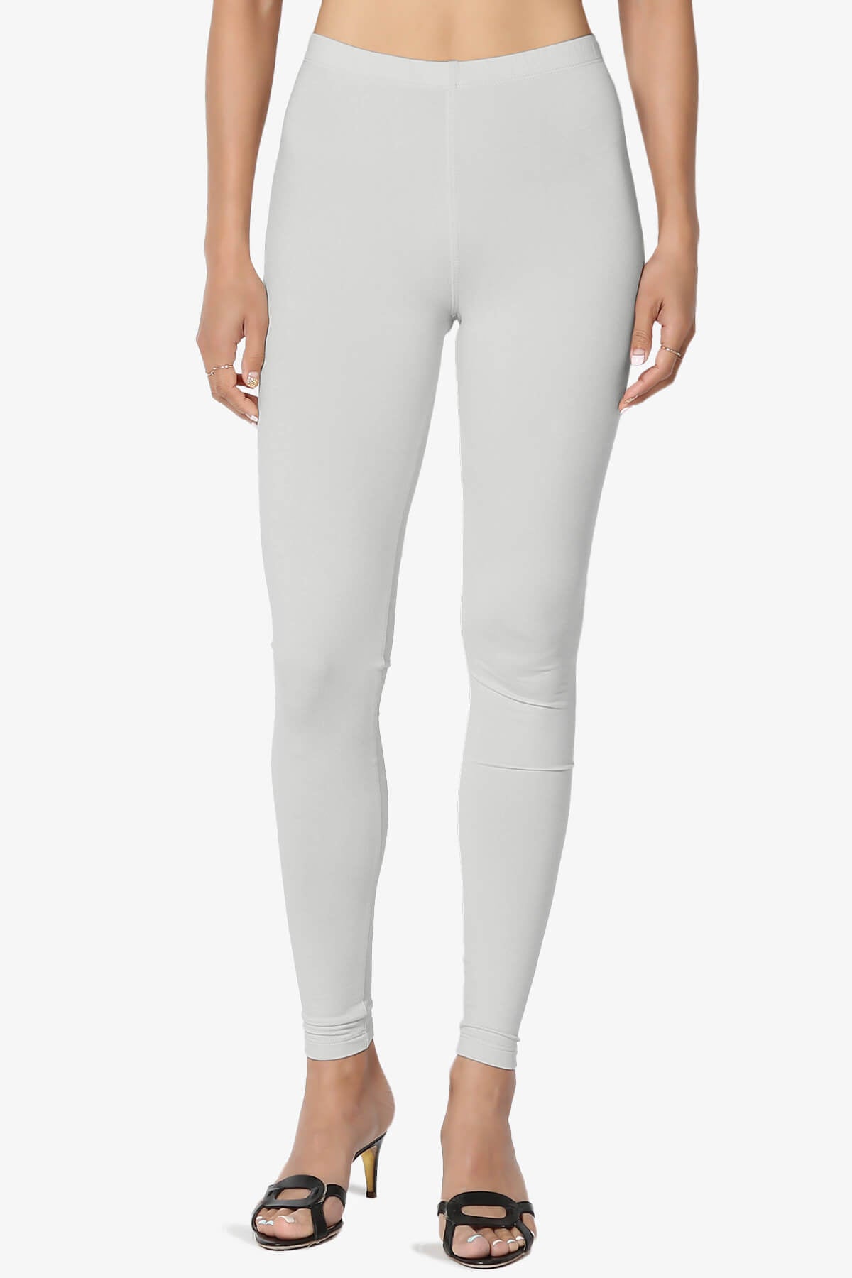 Slimmer Super Soft Comfort Ankle Leggings LIGHT GREY_1
