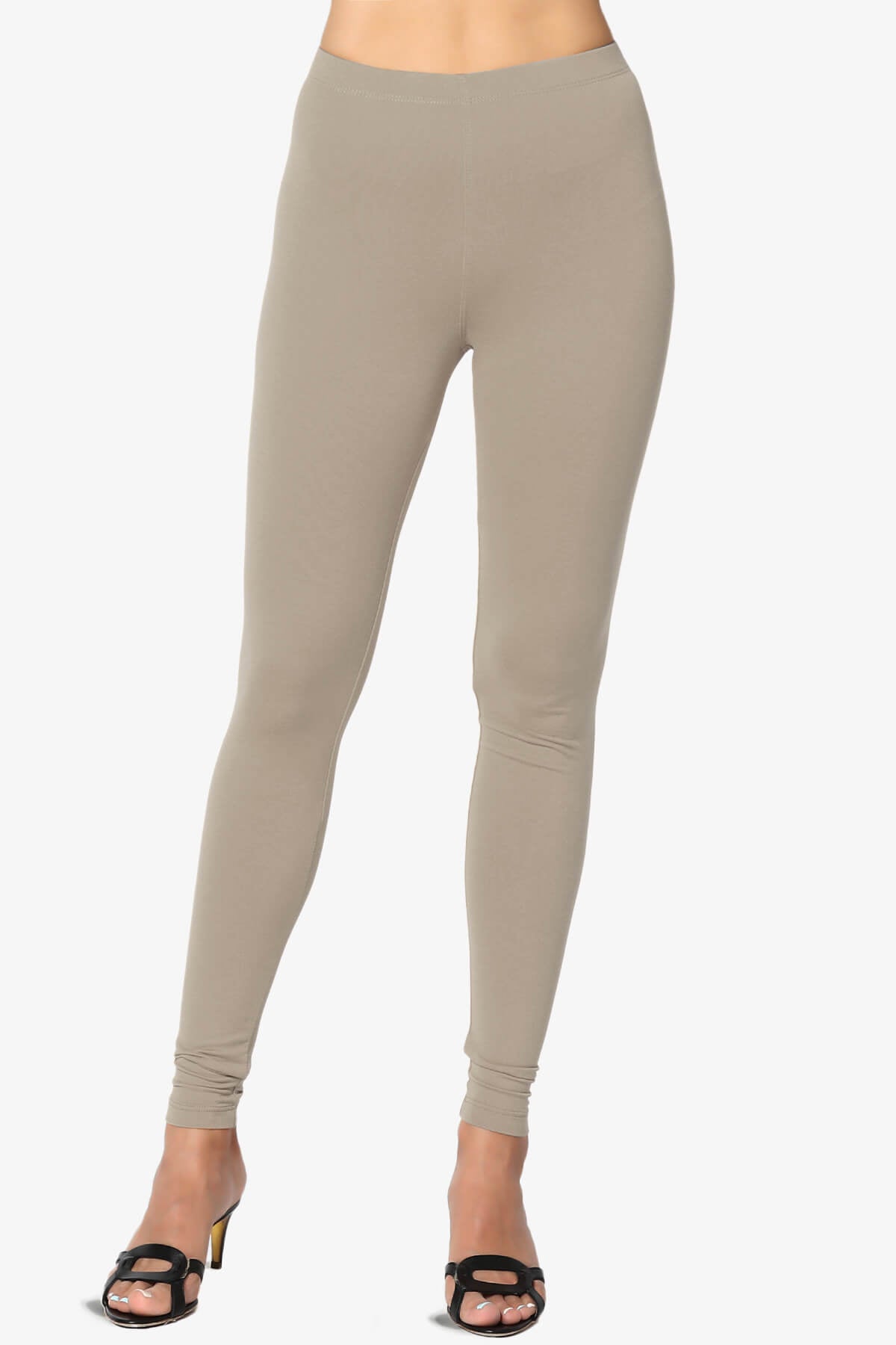 Slimmer Super Soft Comfort Ankle Leggings LIGHT MOCHA_1