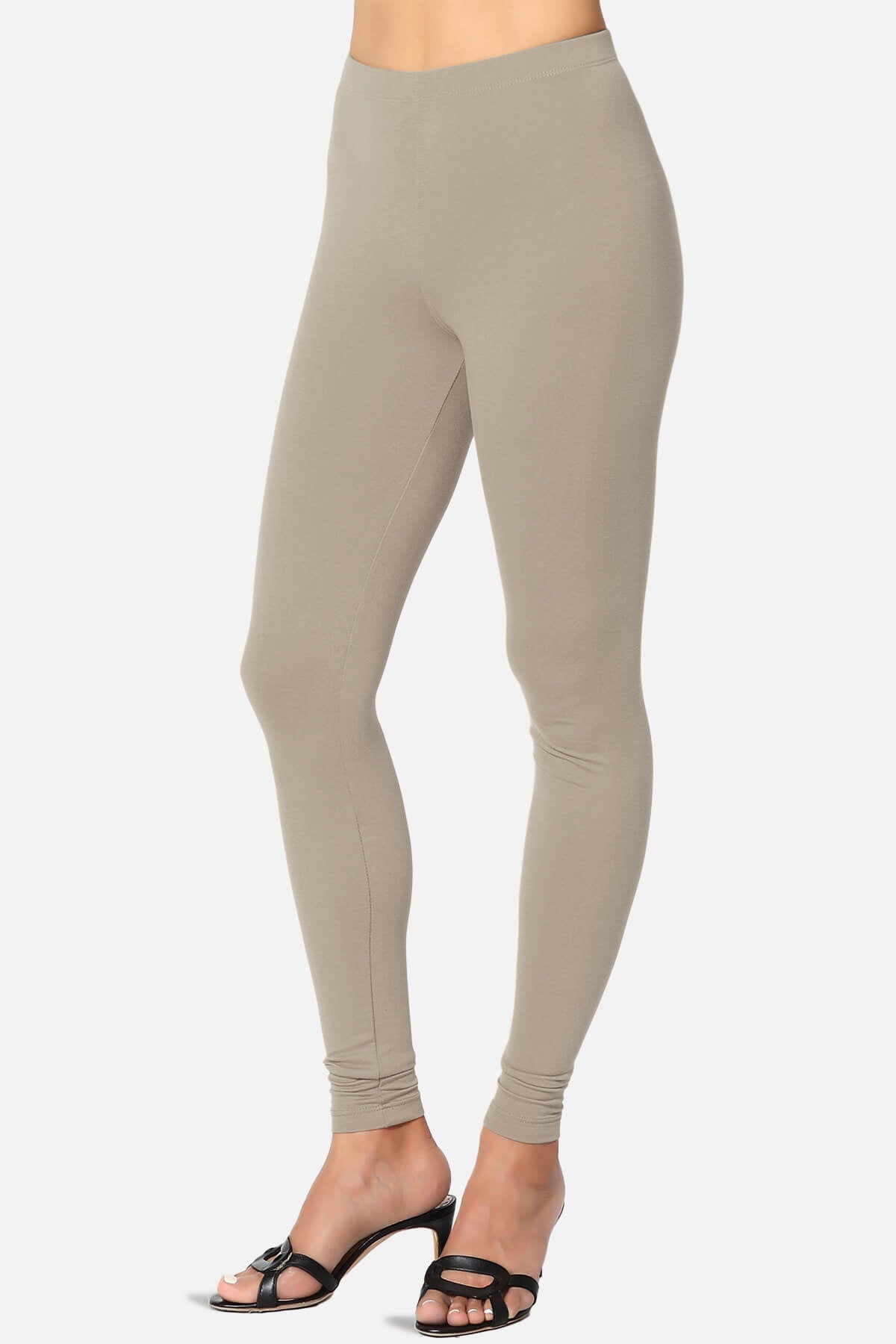 Slimmer Super Soft Comfort Ankle Leggings LIGHT MOCHA_3