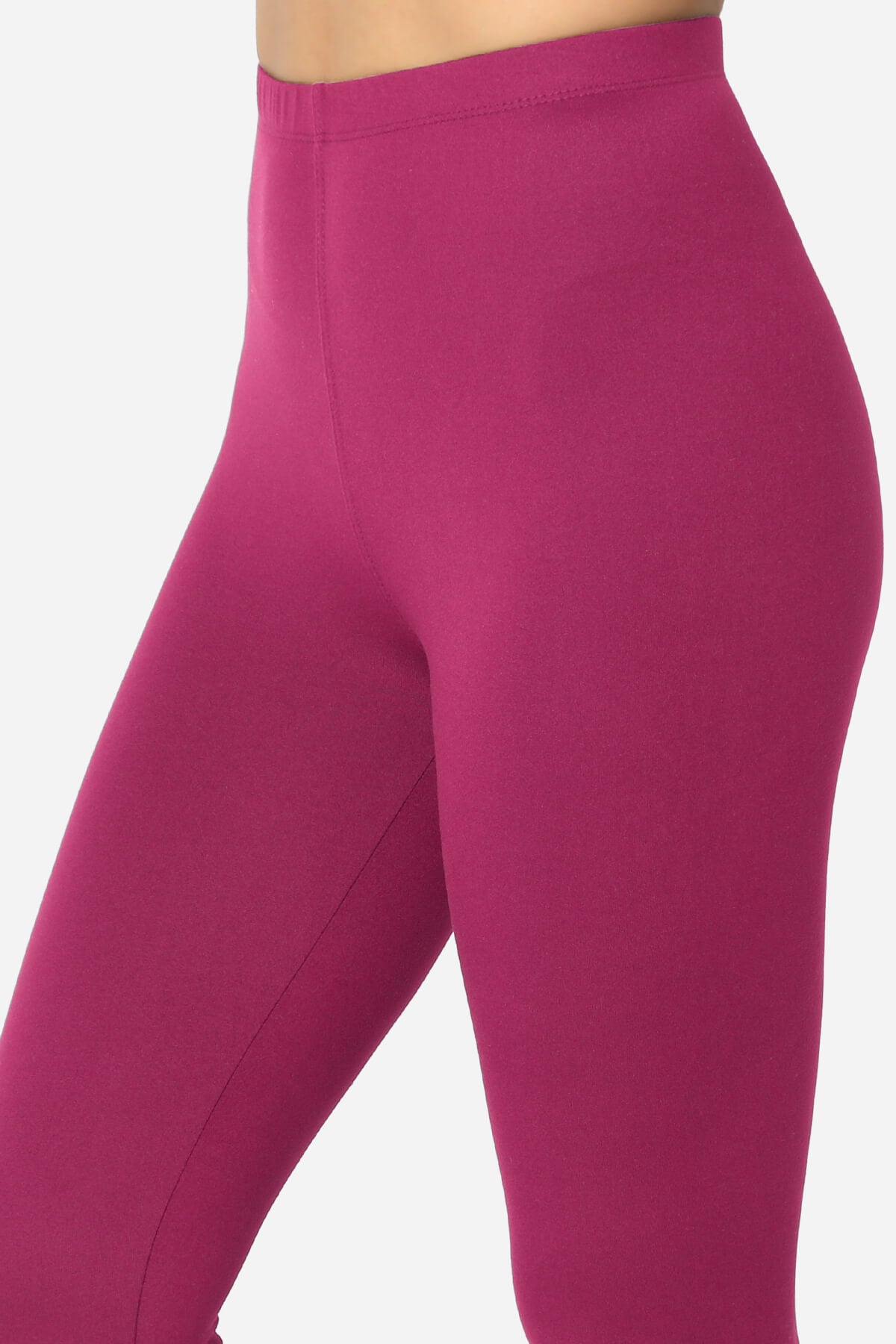 Slimmer Super Soft Comfort Ankle Leggings MAGENTA_5