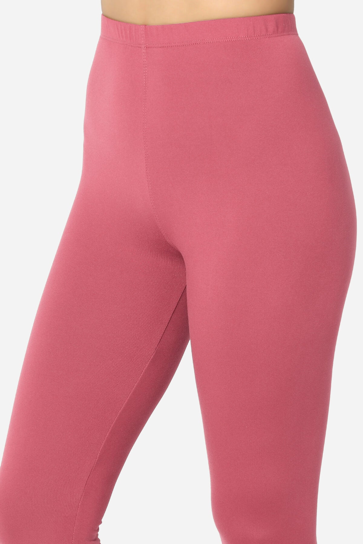 Slimmer Super Soft Comfort Ankle Leggings ROSE_5