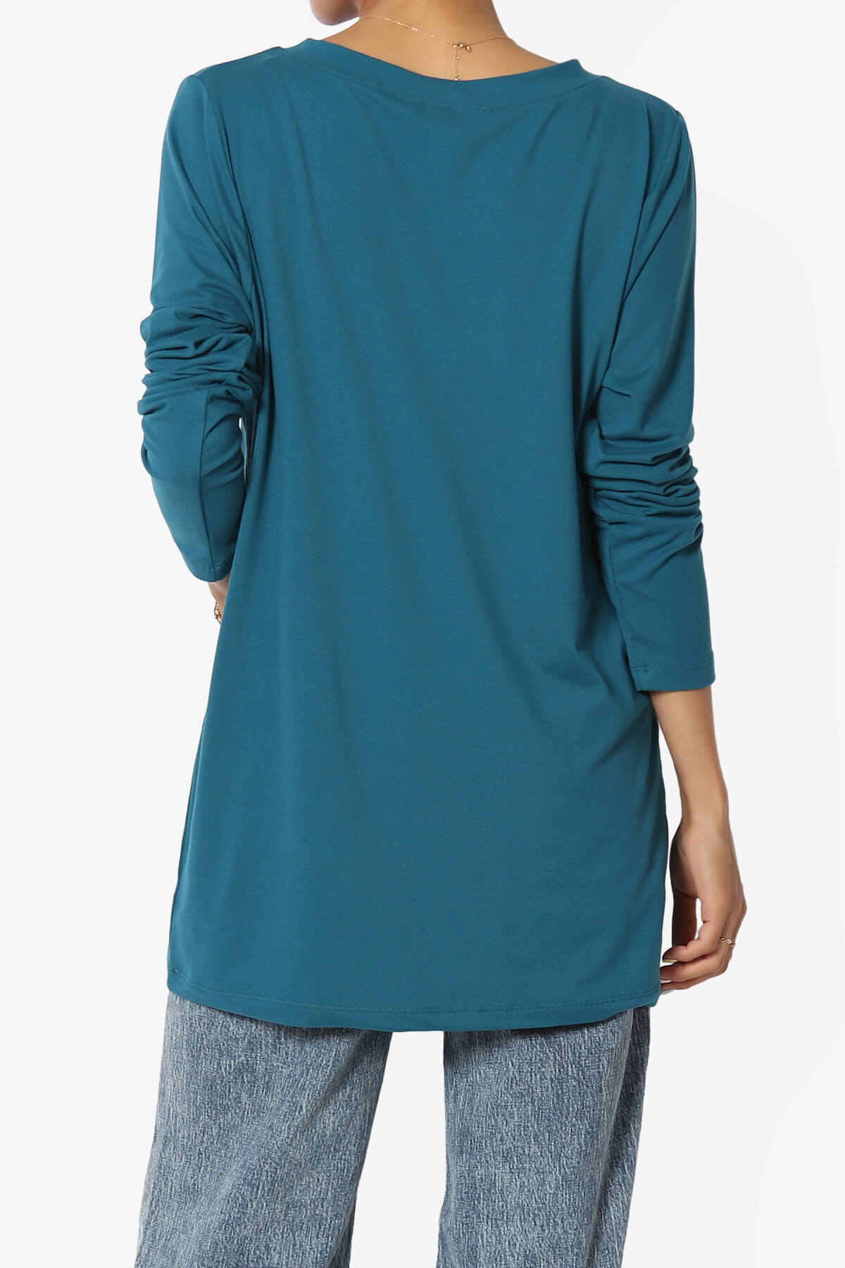Load image into Gallery viewer, Susan Ultra Soft Chest Pocket Loose Fit T-Shirt TEAL_2
