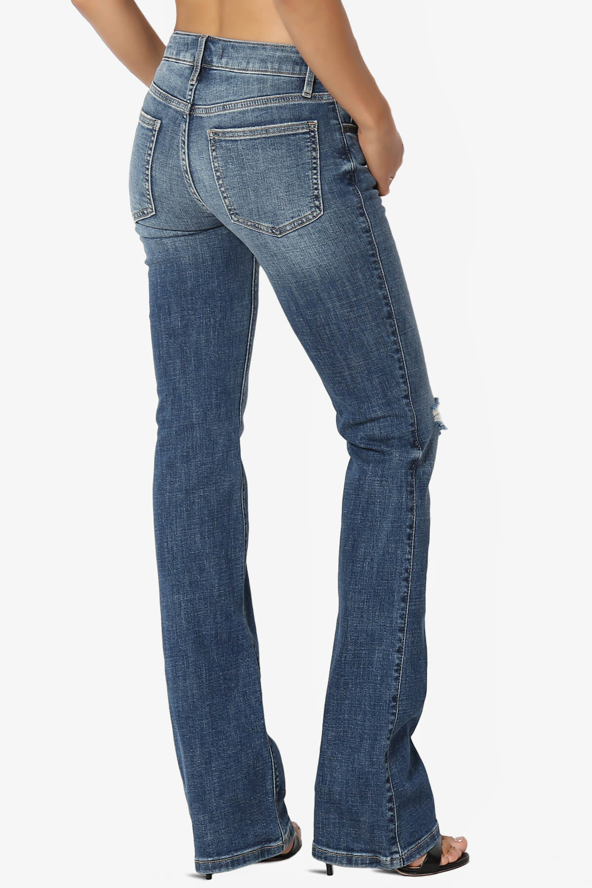 Tana Low Rise Relaxed Bootcut Jeans DARK_4