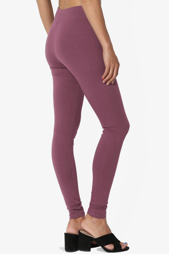 Load image into Gallery viewer, Thalia Cotton Jersey Ankle Leggings DUSTY PLUM_4
