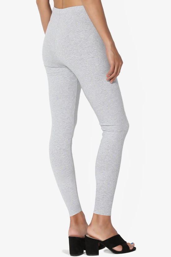Load image into Gallery viewer, Thalia Cotton Jersey Ankle Leggings HEATHER GREY_4
