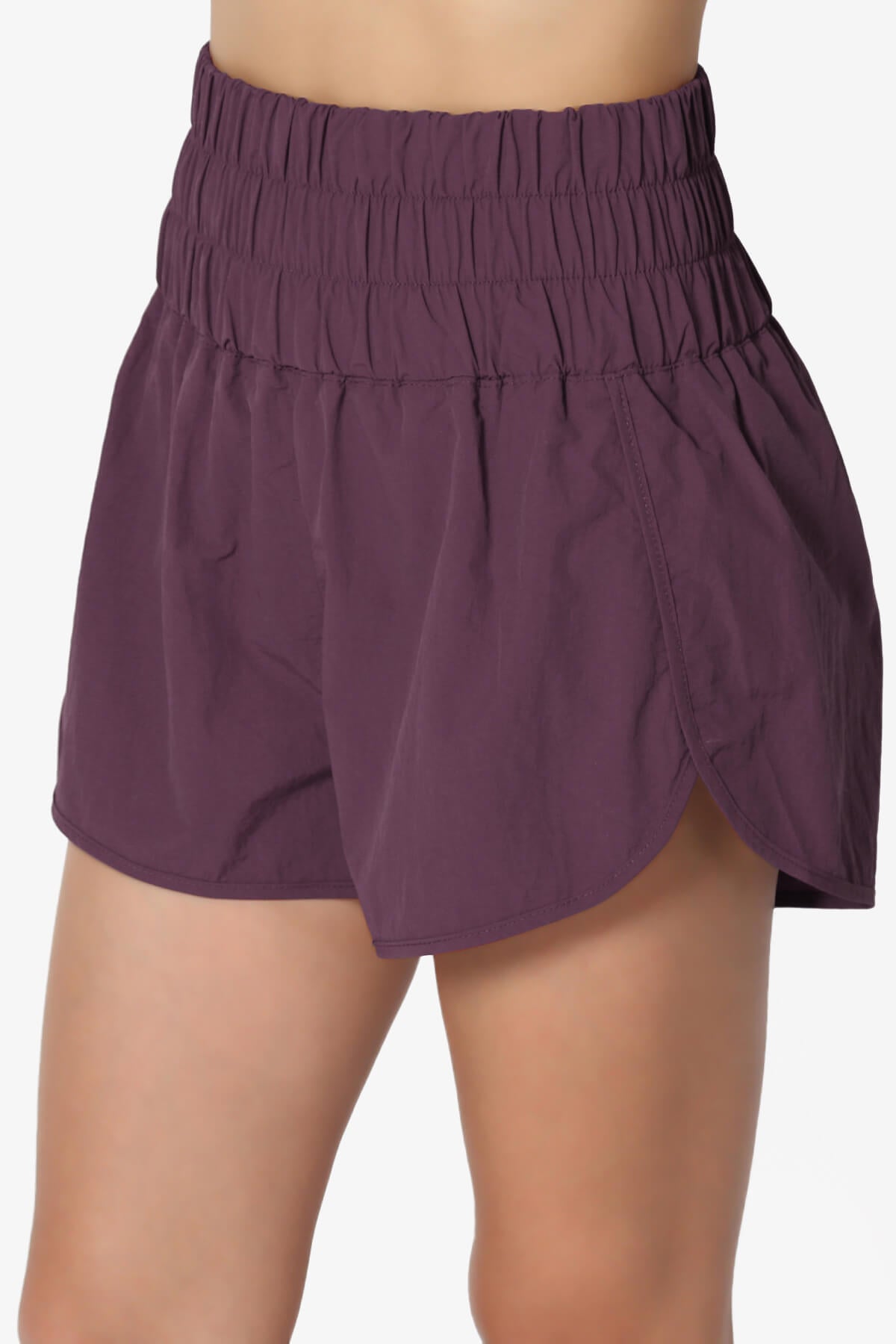 The Way Home Running Shorts DUSTY PLUM_5