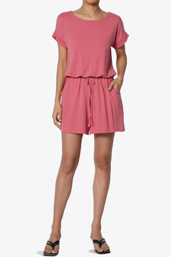 Load image into Gallery viewer, Tina Short Sleeve Jersey Romper MORE COLORS
