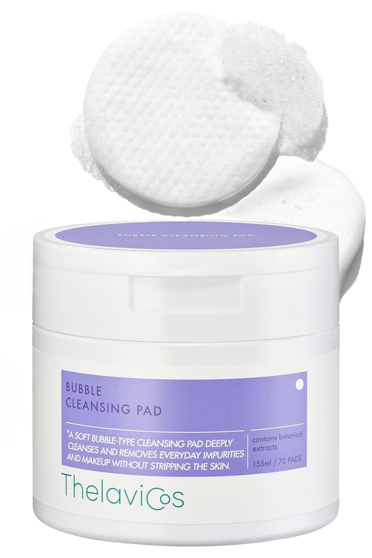 Thelavicos Bubble Cleansing Pad 70 Pads - Rub.Rince.Radiance