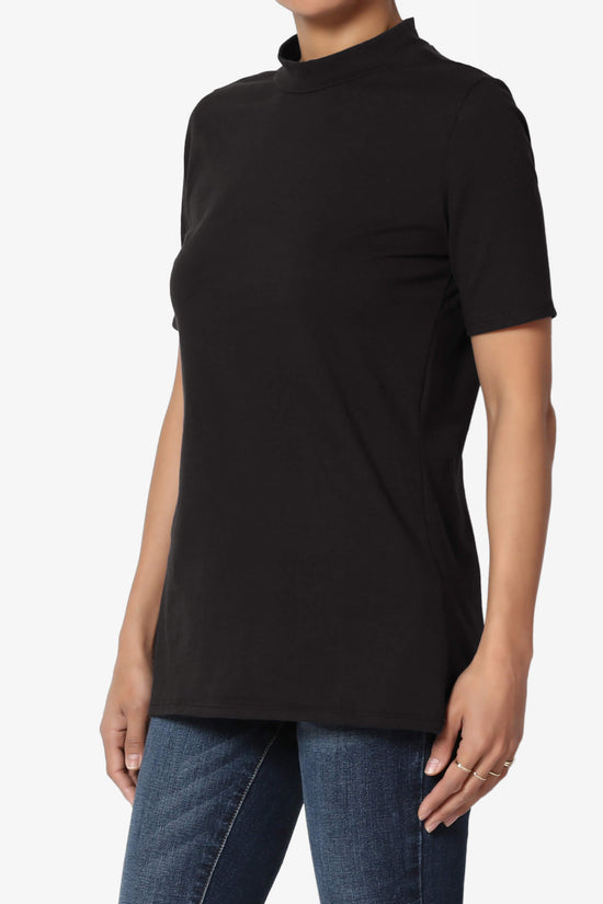 Kahiko Mock Neck Short Sleeve Tee PLUS