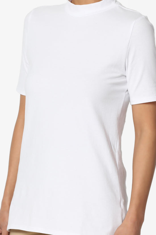 Kahiko Mock Neck Short Sleeve Tee PLUS