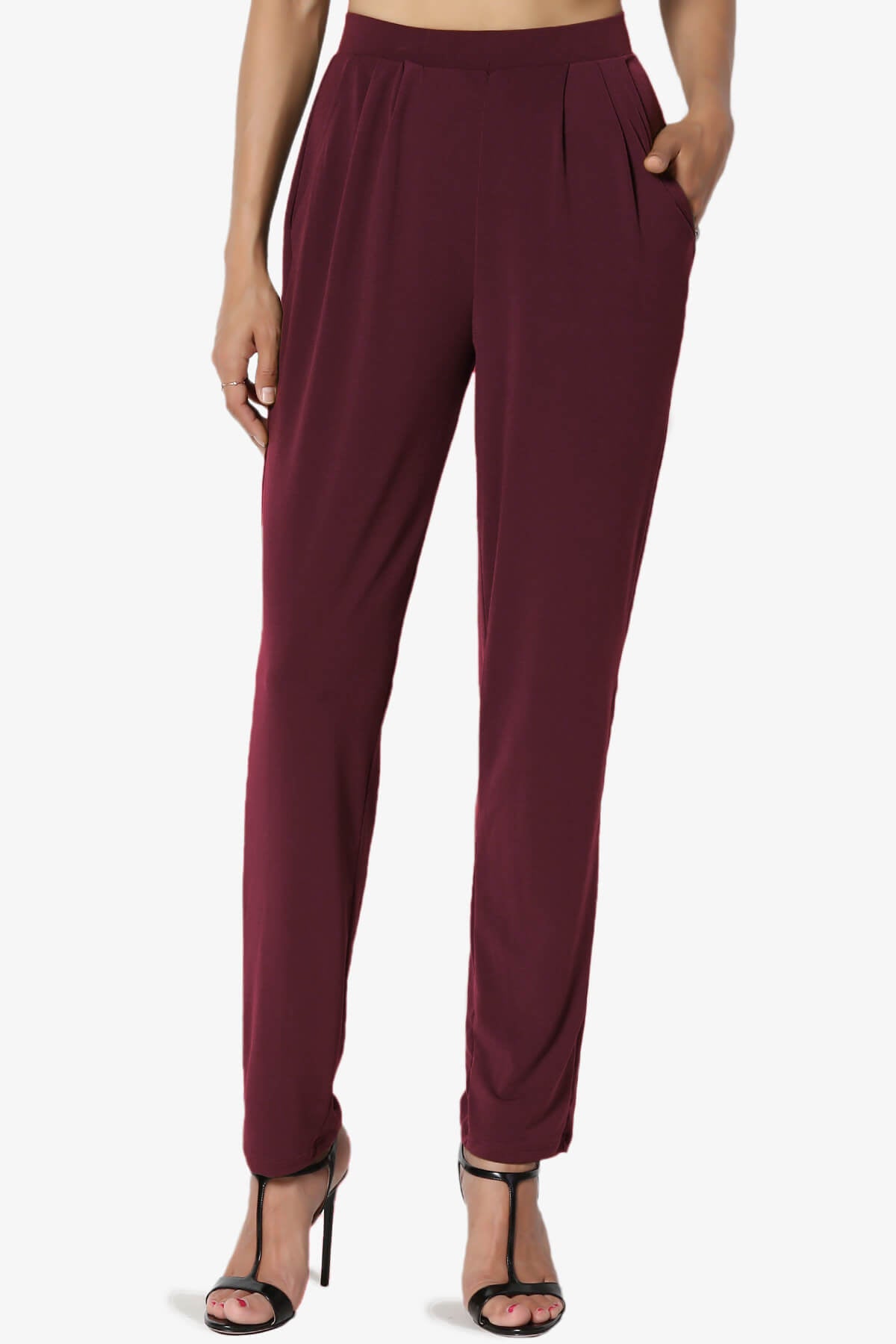 Trellis Cool Pleated Elasic Waist Pants