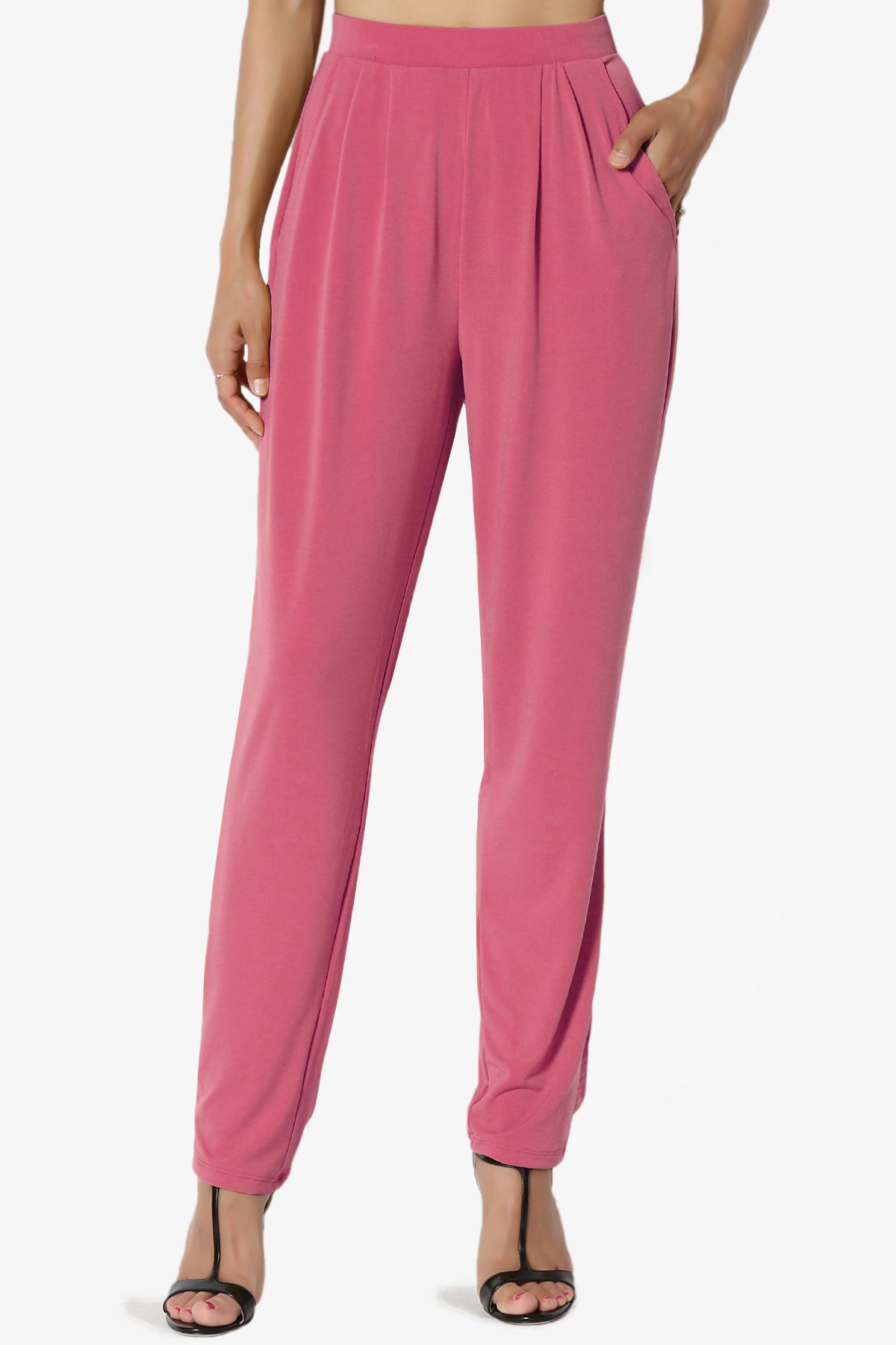 Trellis Cool Pleated Elasic Waist Pants