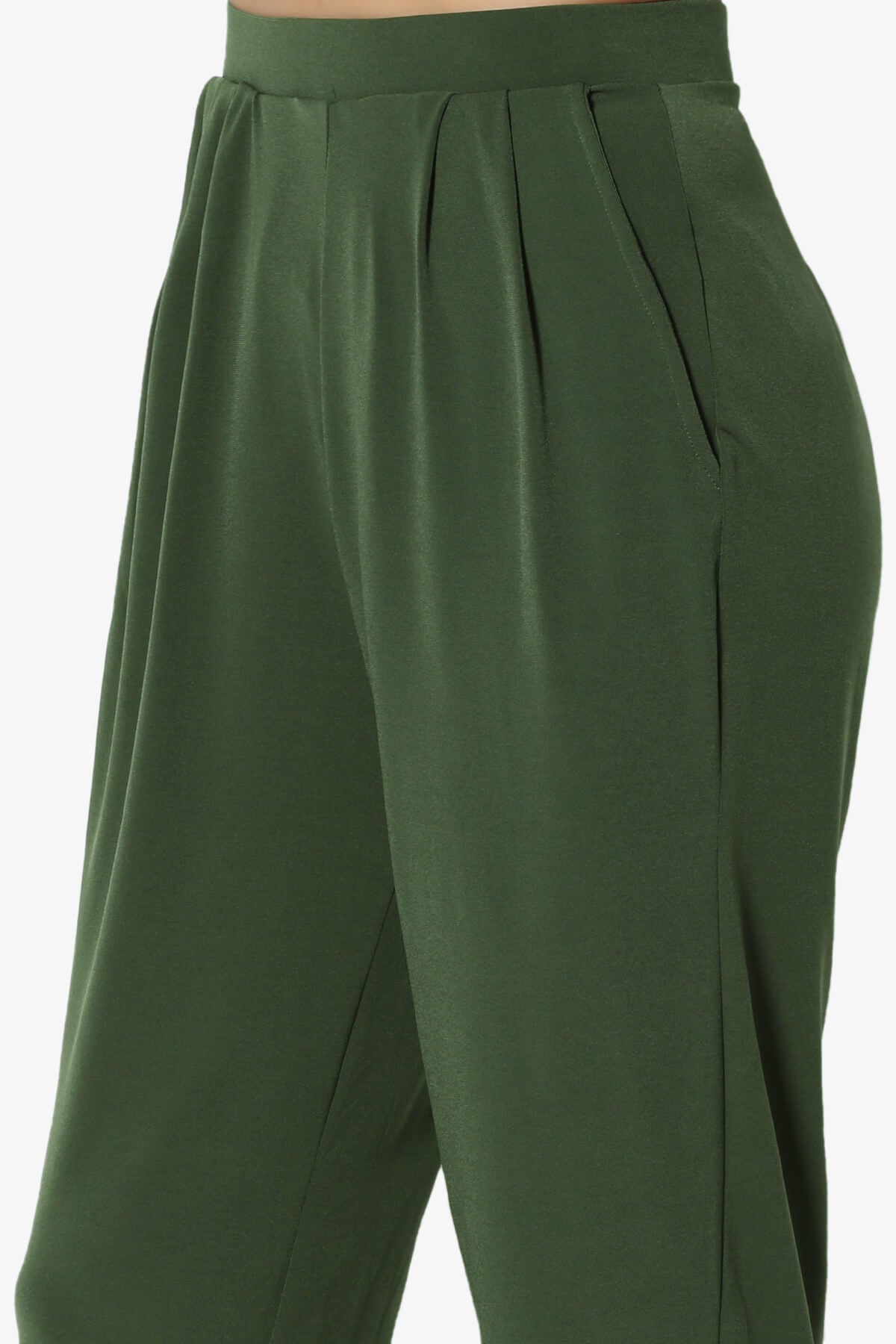 Trellis Cool Pleated Elasic Waist Pants