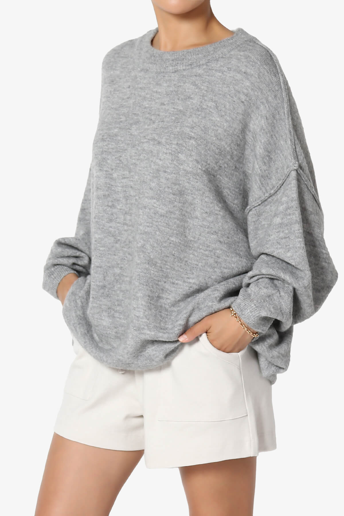 Troopa Oversized Melange Sweater