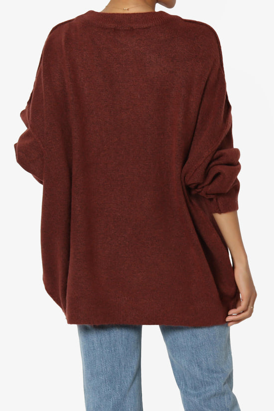 Troopa Oversized Melange Sweater PLUS