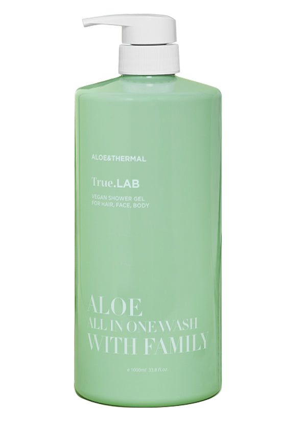 True.LAB Aloe All in One Wash with Family 1000ml/33.8fl.oz