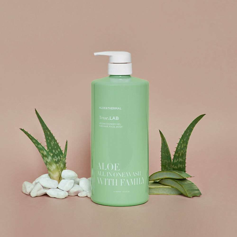 True.LAB Aloe All in One Wash with Family 1000ml/33.8fl.oz