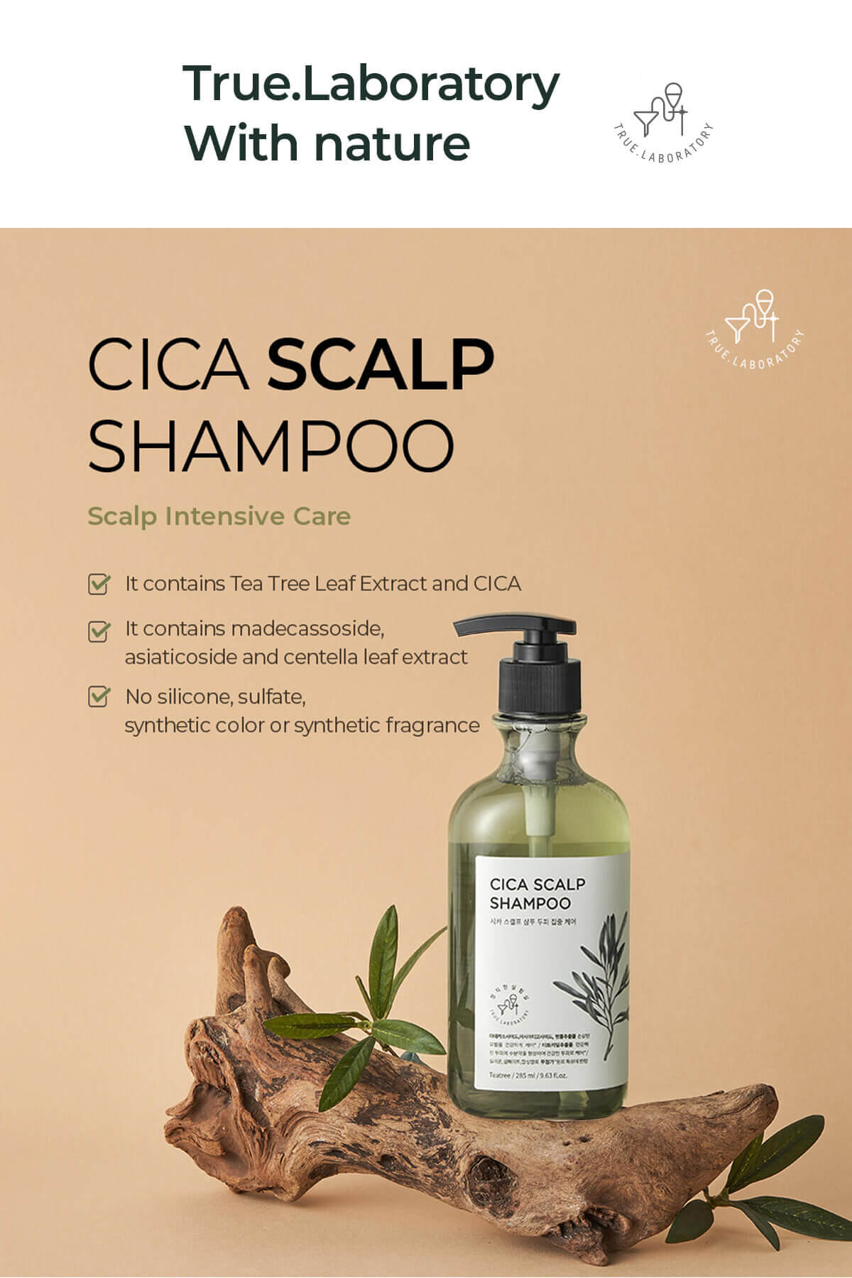 True.LAB Cica Scalp Shampoo 285ml