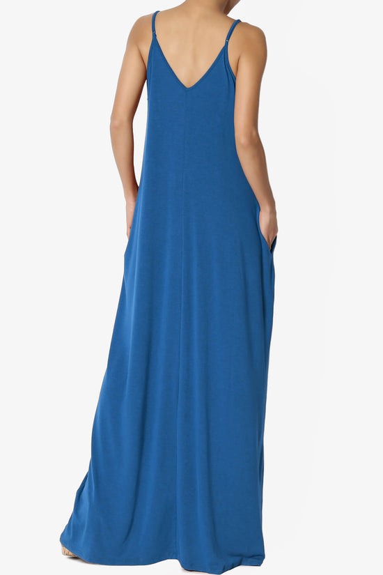 Venus Pocket Cami Maxi Dress CLASSIC BLUE_2