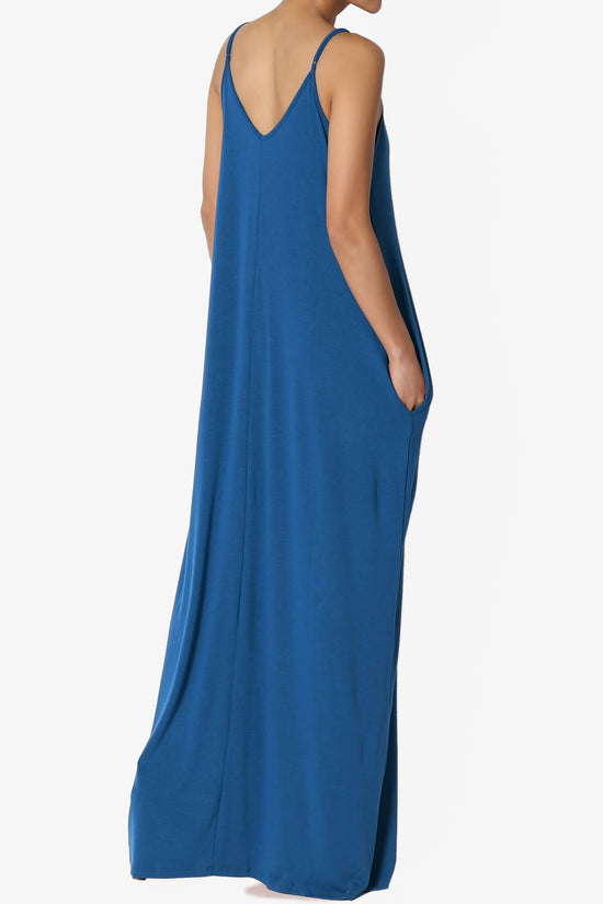 Venus Pocket Cami Maxi Dress CLASSIC BLUE_4