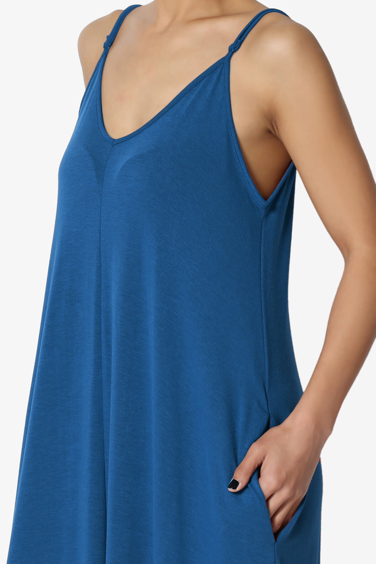 Venus Pocket Cami Maxi Dress CLASSIC BLUE_5