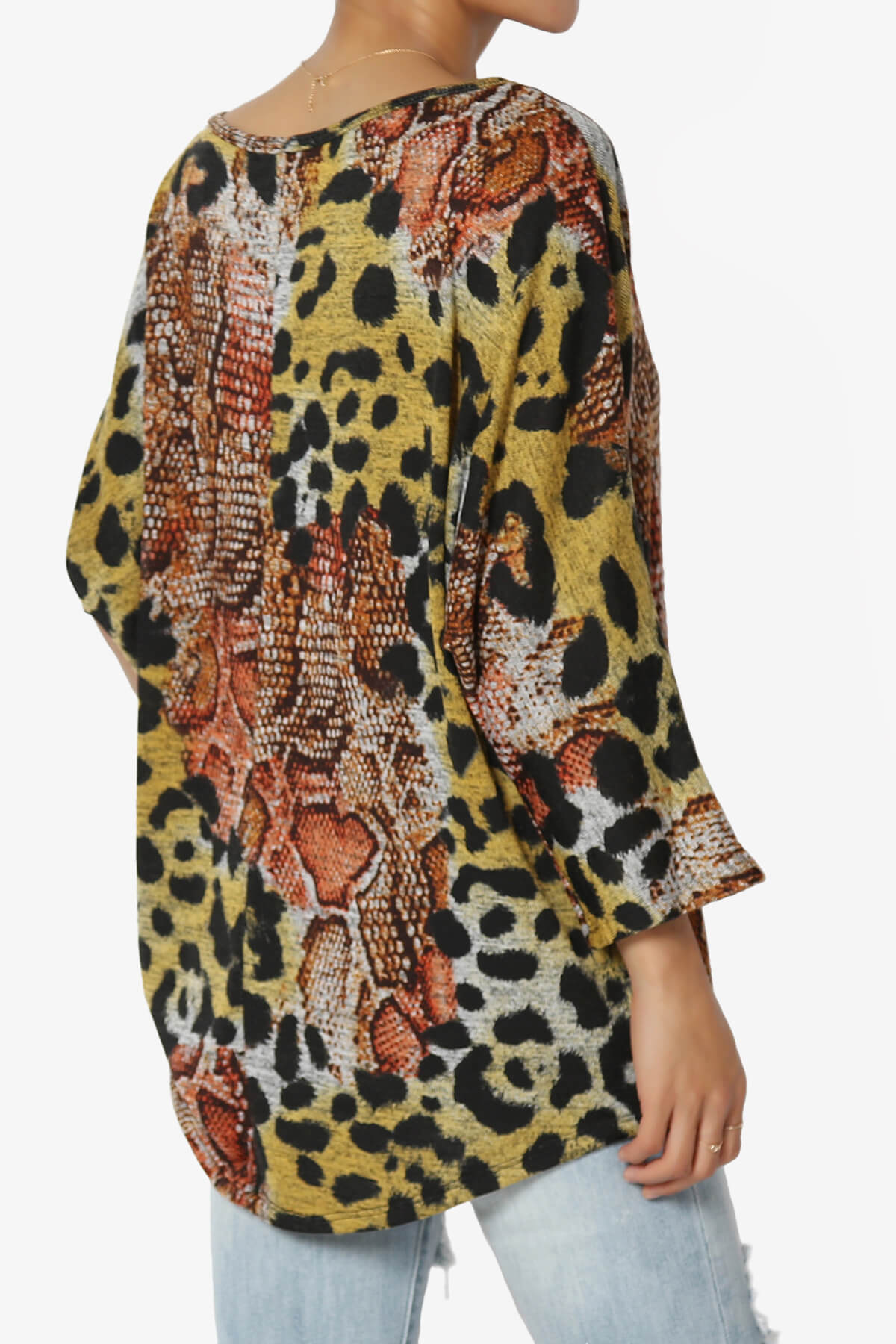 Wanda Printed Dolman Sleeve Top ANIMAL_4