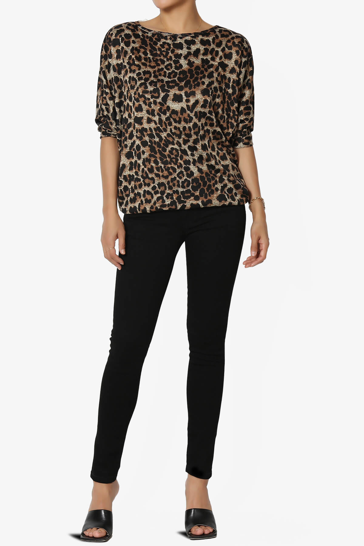 Wanda Printed Dolman Sleeve Top LEOPARD_6