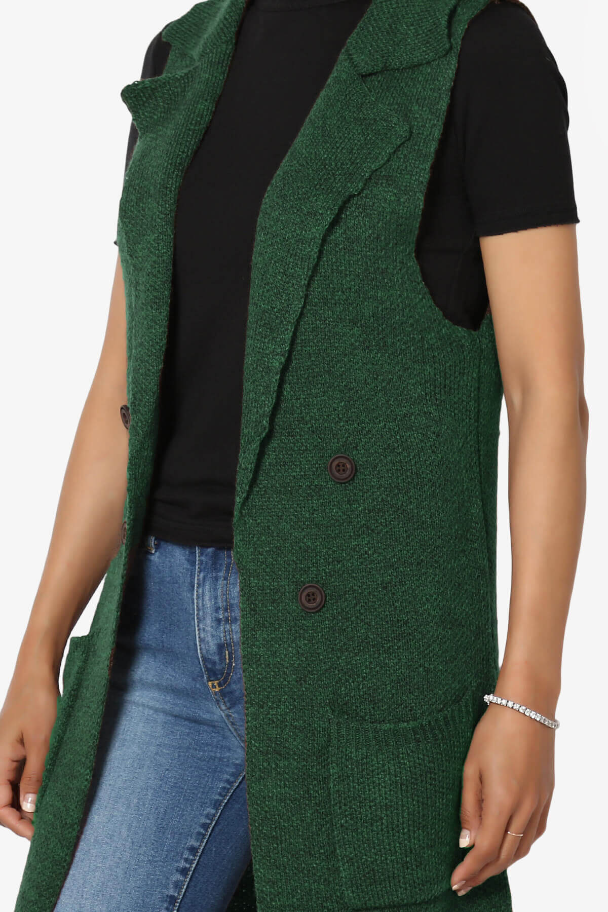 Load image into Gallery viewer, Yaro Sweater Knit Long Vest Gilet
