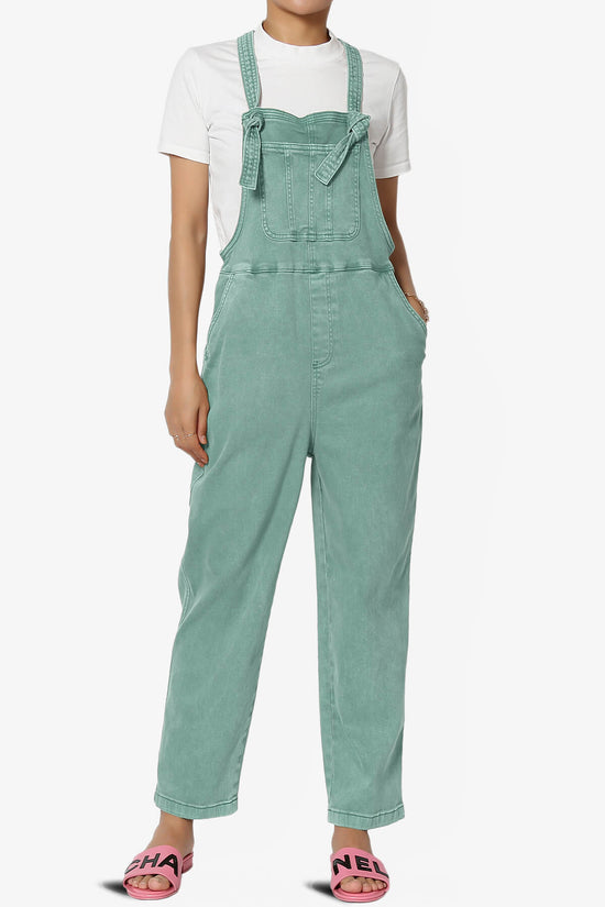 Ziggy Washed Denim Overall TEAL_1