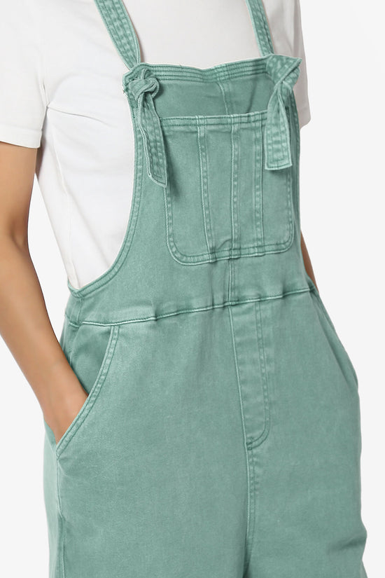 Ziggy Washed Denim Overall TEAL_5