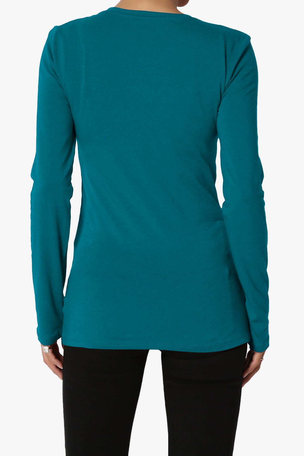 Gills Crew Neck Long Sleeve Tee TEAL_2