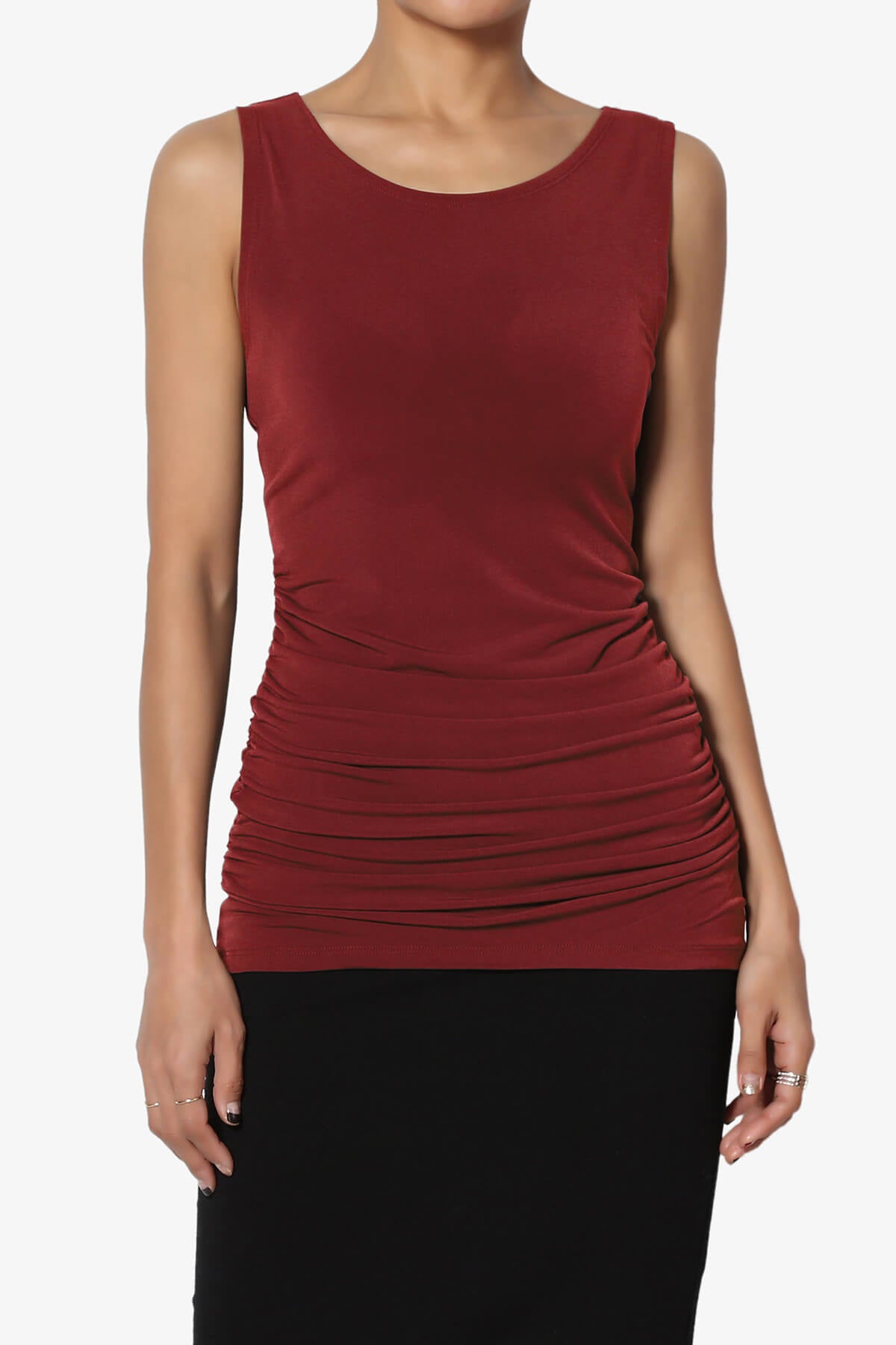 Bahama Ruched Tank Top PLUS