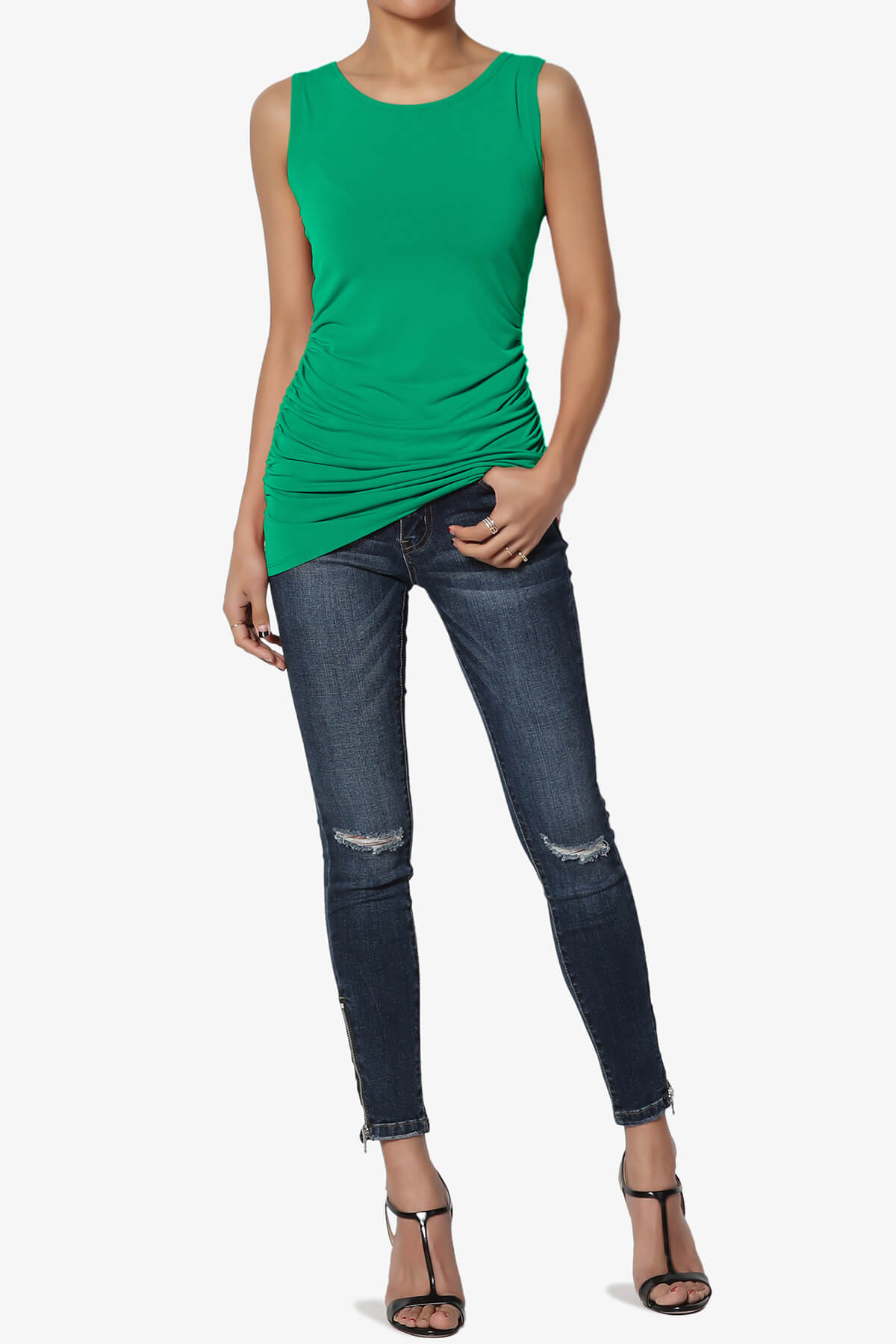 Bahama Ruched Tank Top PLUS